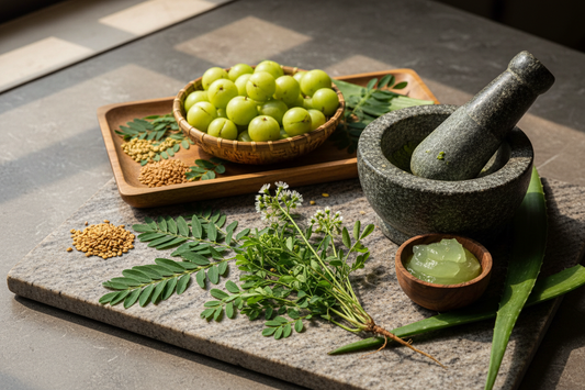 Fenugreek, Amla, and Bhringraj for Postpartum Hair Loss: Do They Actually Work?